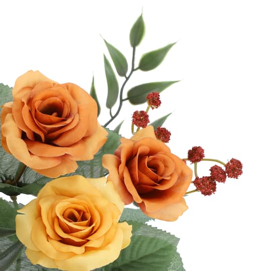 17" Orange 2-Tone Rose Bush by Ashland®